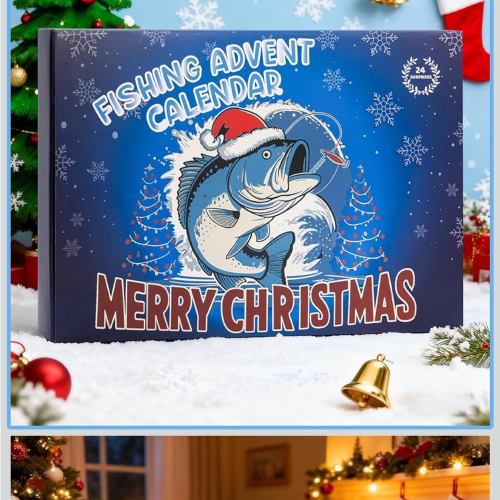 Fishing Advent Calendar 24 days of lures